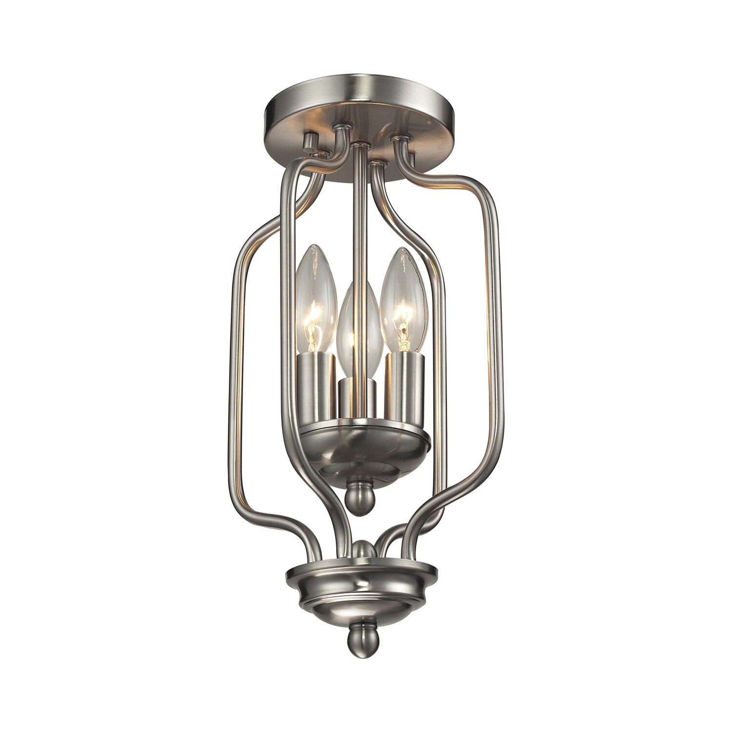 Cardinal Curved Multi Light Flush Mount Ceiling Light.