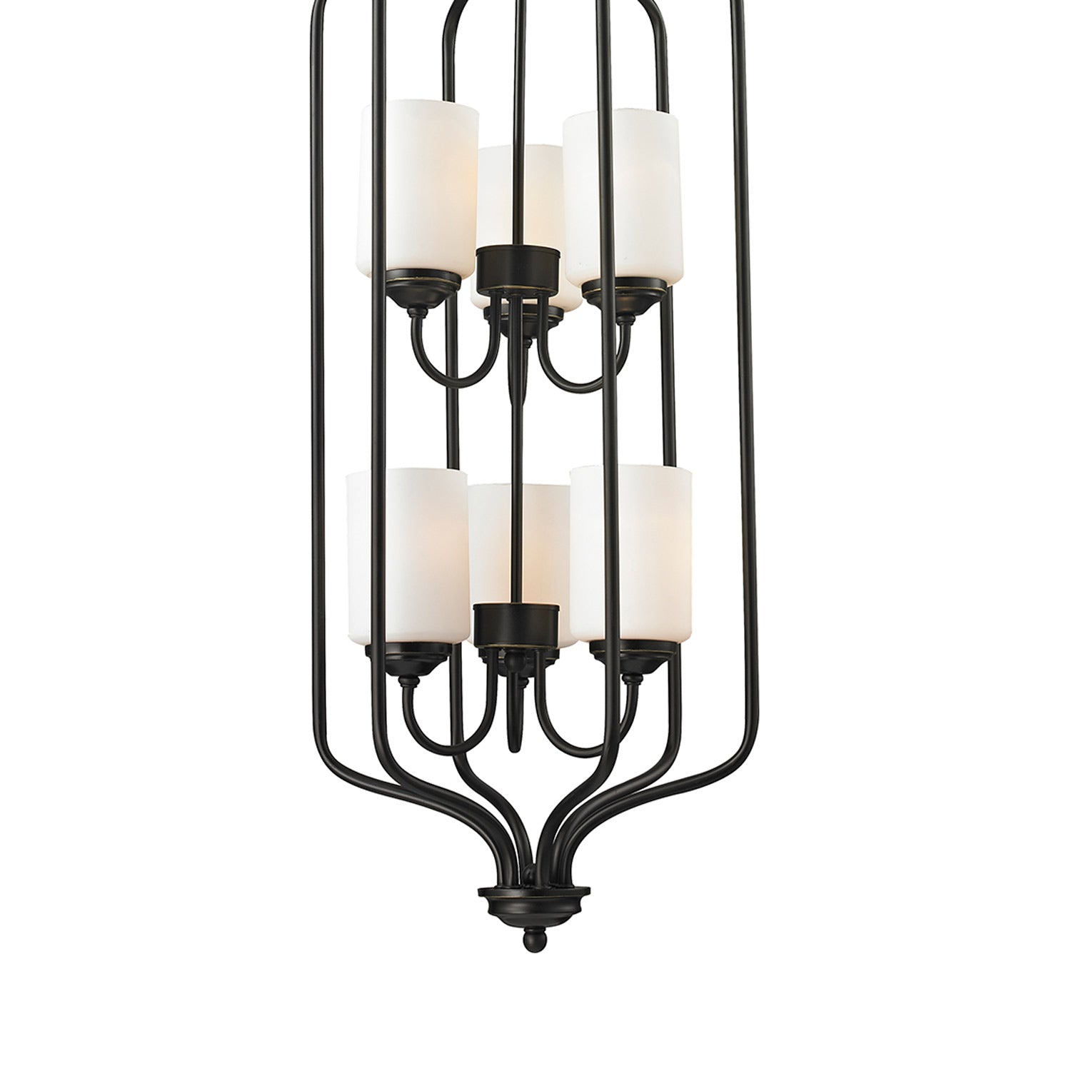 Cardinal Multi Light Chandelier in Detail.
