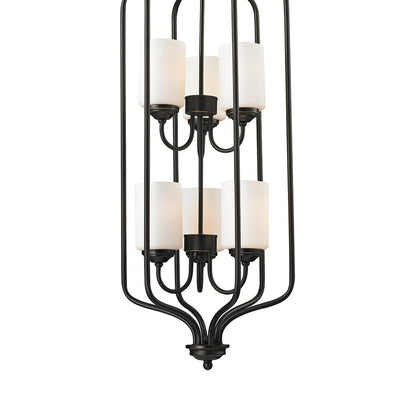 Cardinal Multi Light Chandelier in Detail.