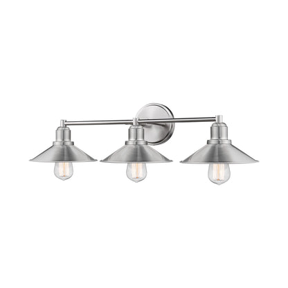Casa Bath Vanity Light in Brushed Nickel (3-Light).