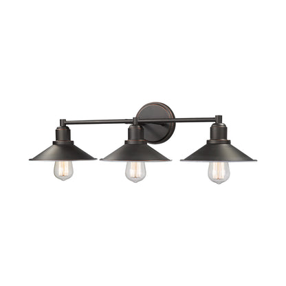 Casa Bath Vanity Light in Olde Bronze (3-Light).