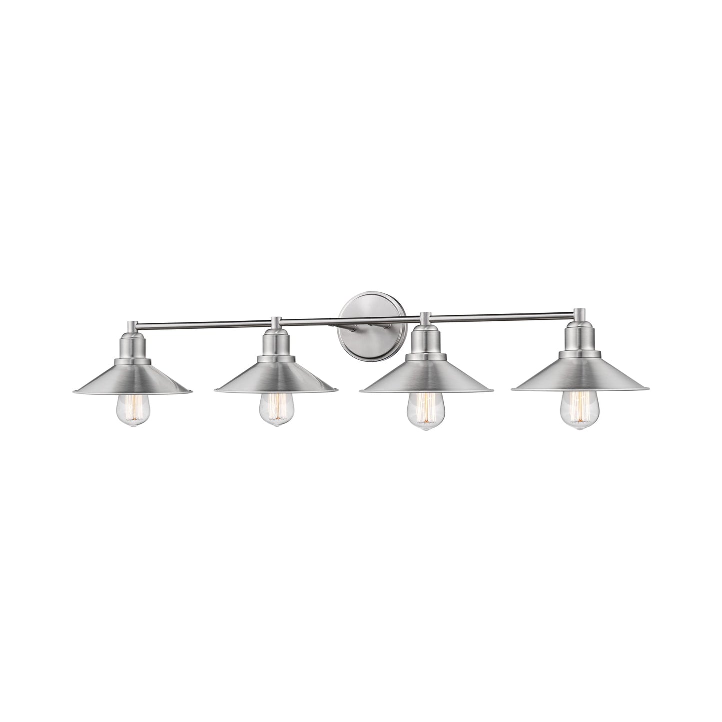 Casa Bath Vanity Light in Brushed Nickel (4-Light).