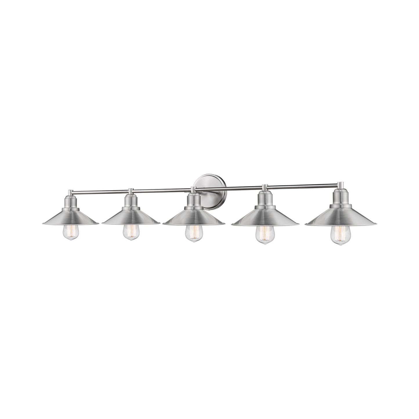Casa Bath Vanity Light in Brushed Nickel (5-Light).