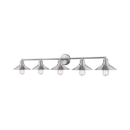 Casa Bath Vanity Light in Brushed Nickel (5-Light).