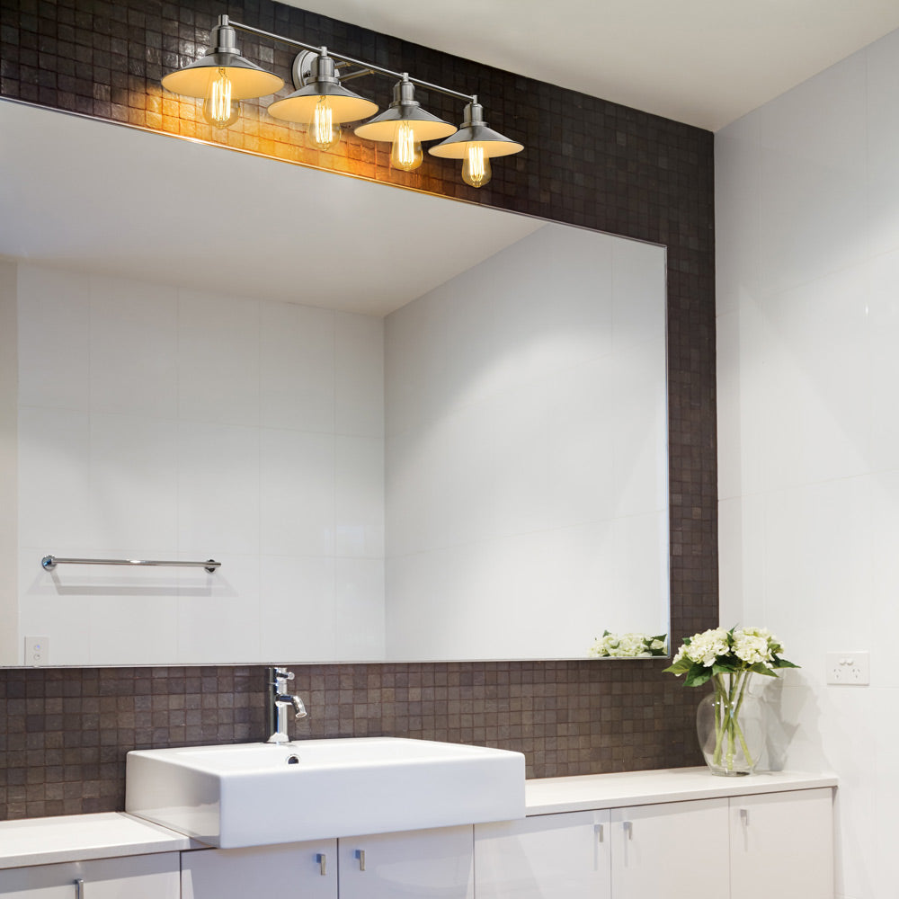 Casa Bath Vanity Light in bathroom.