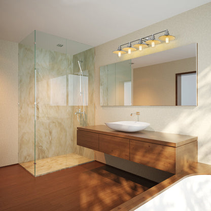 Casa Bath Vanity Light in bathroom.