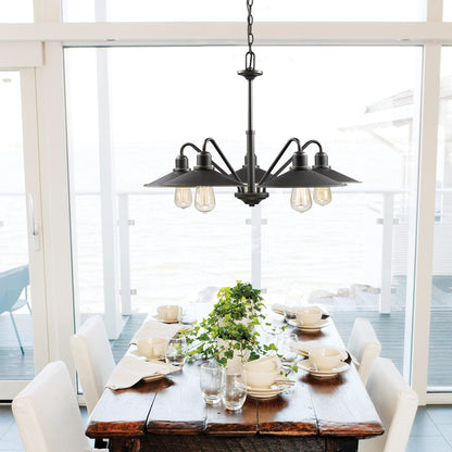 Casa Chandelier in dining room.