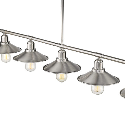 Casa Linear Chandelier in Detail.