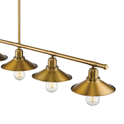 Casa Linear Chandelier in Detail.
