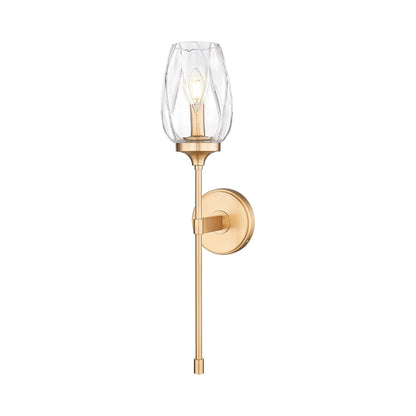 Cassian Wall Light in Modern Gold.