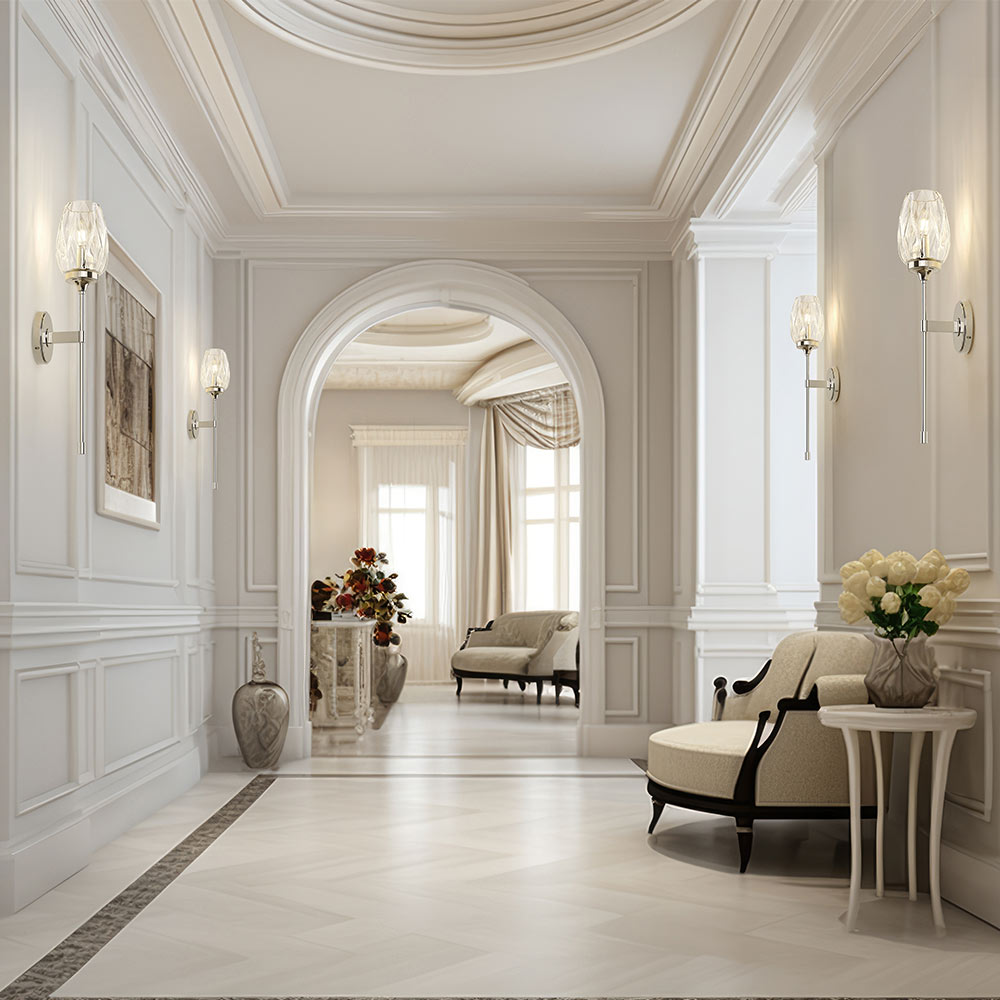 Cassian Wall Light in hallway.