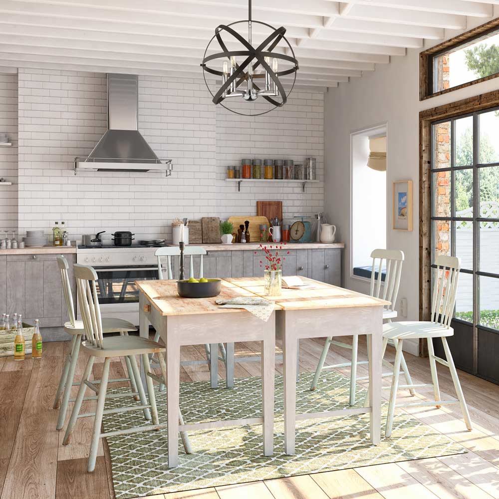 Cavallo Pendant Light in dining room.