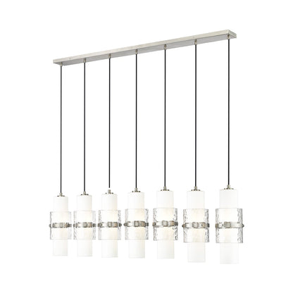 Cayden Linear Chandelier in Brushed Nickel (7-Light).