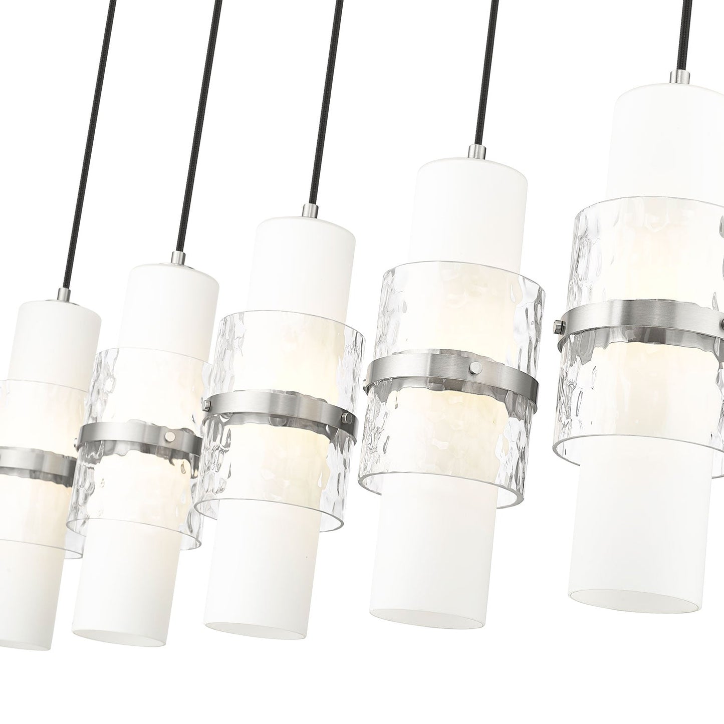 Cayden Linear Chandelier in Detail.