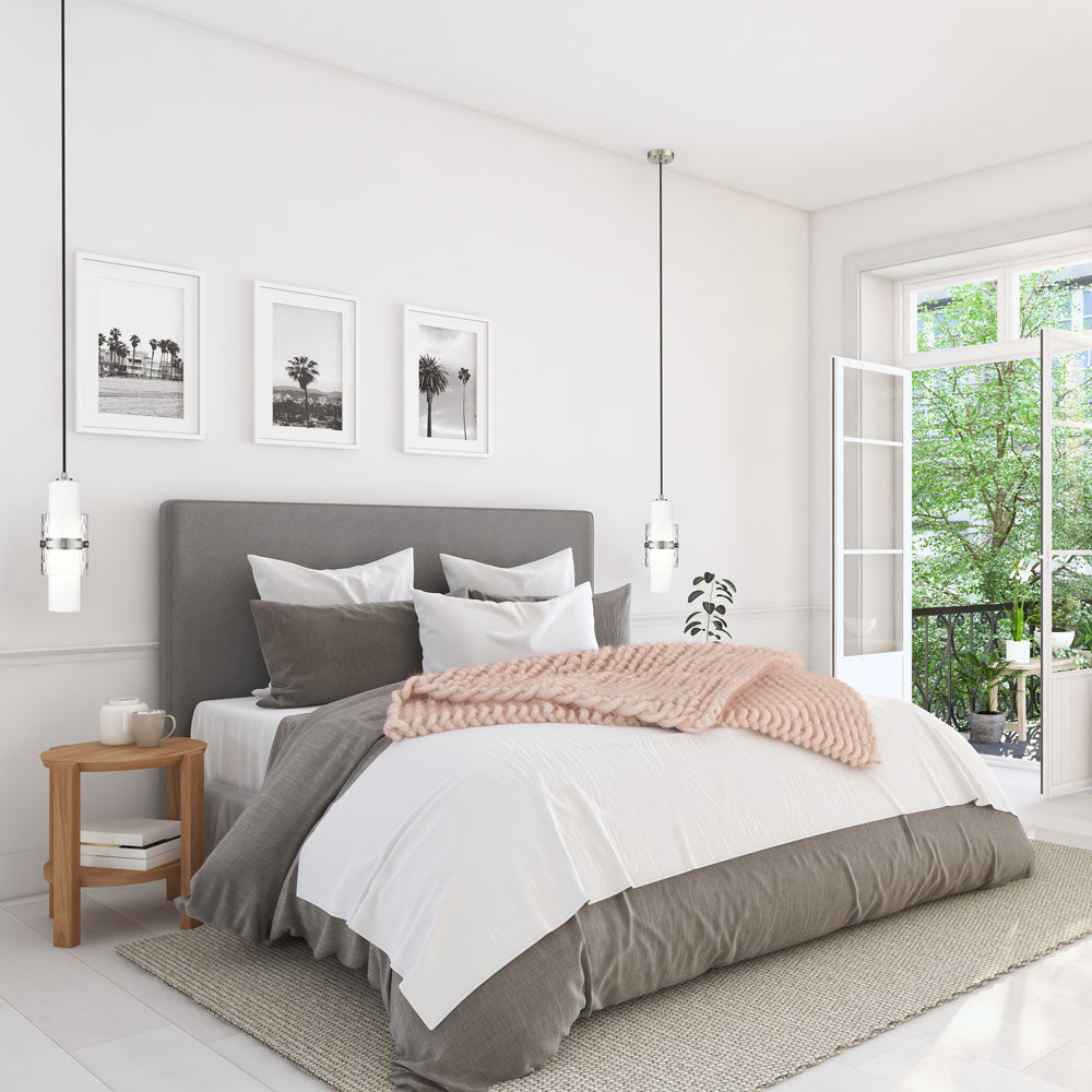 Cayden Pendant Light in bedroom.