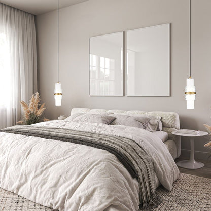 Cayden Pendant Light in bedroom.