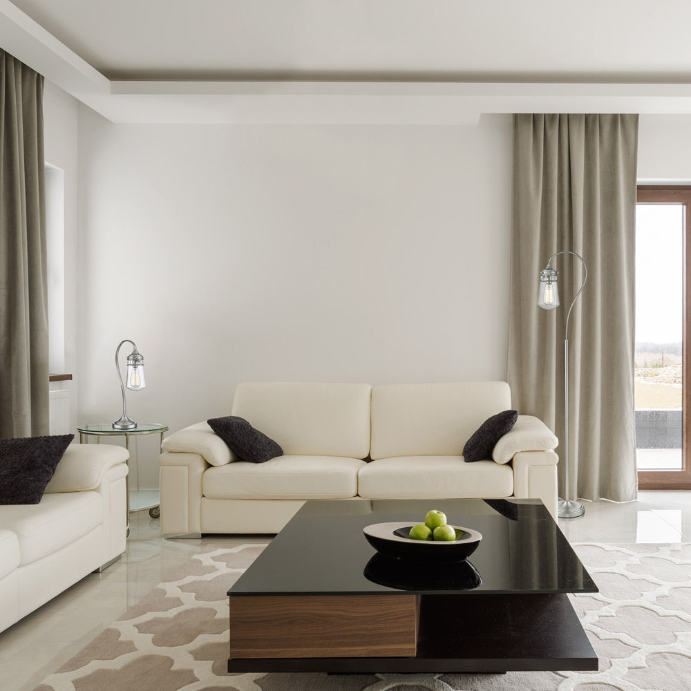 Celeste Floor Lamp in living room.