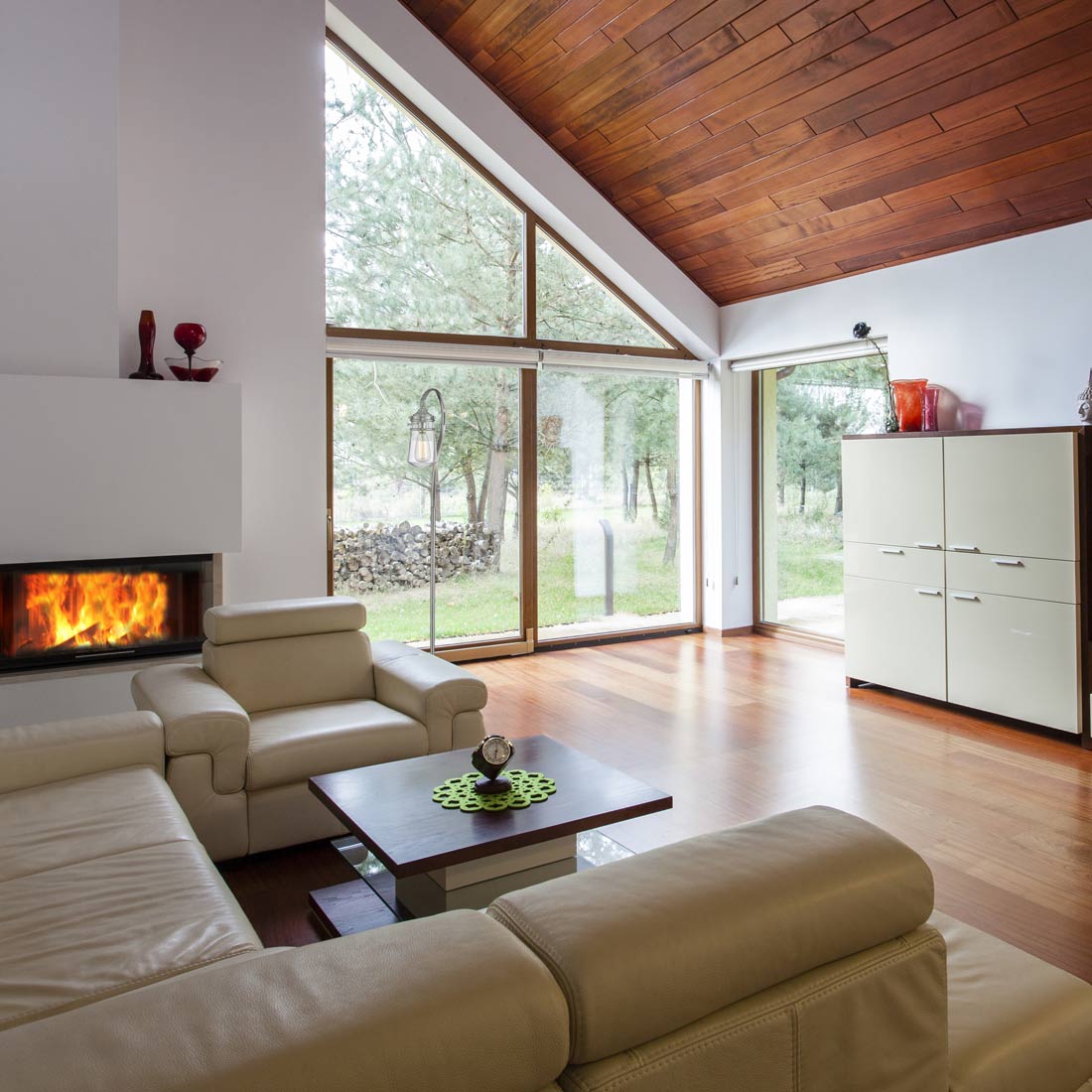 Celeste Floor Lamp in living room.