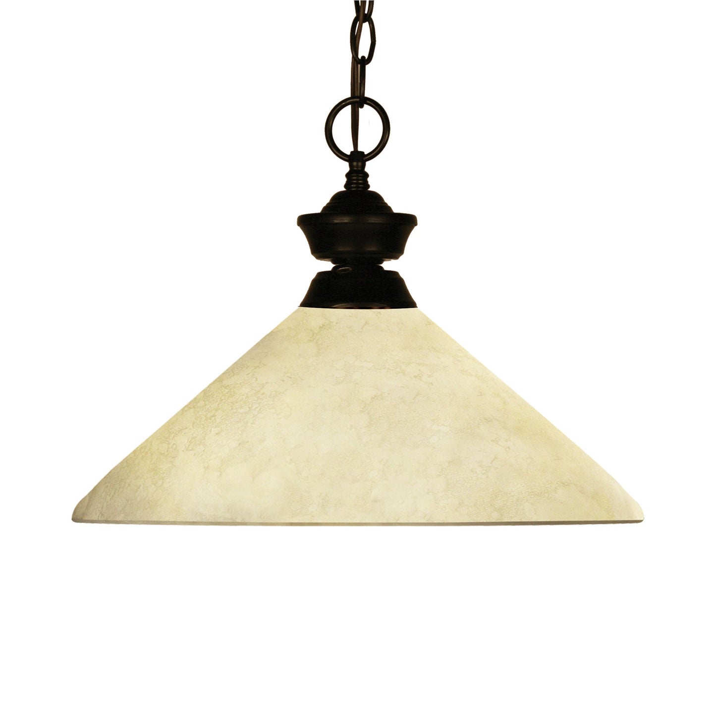 Challenger Pendant Light in Golden Mottle.