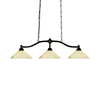 Chance Billiard Pendant Light in Golden Mottle.