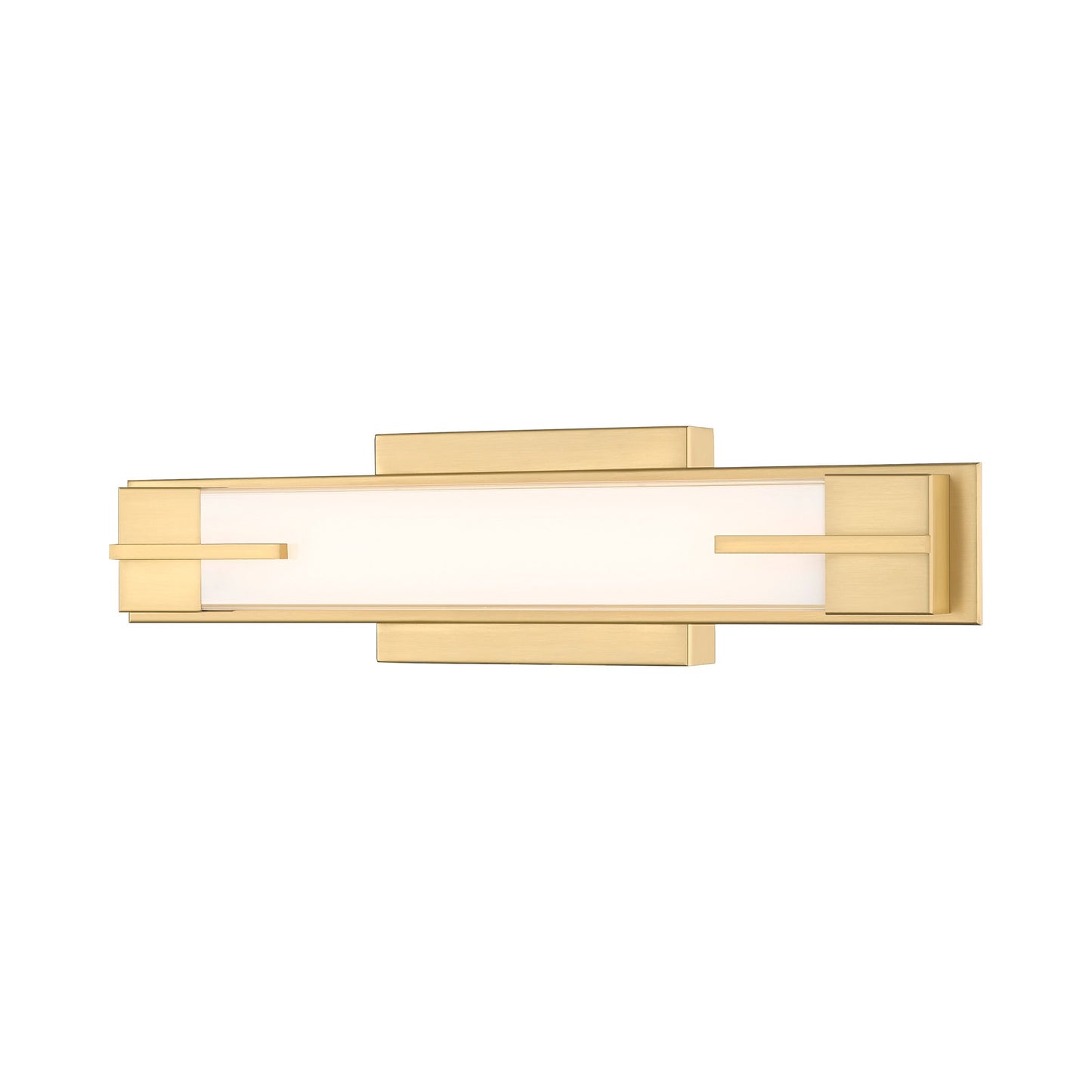 Chase LED Bath Vanity Light in Modern Gold (18-Inch).