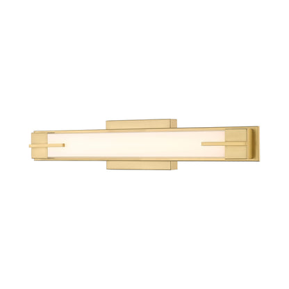 Chase LED Bath Vanity Light in Modern Gold (23-Inch).