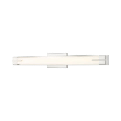 Chase LED Bath Vanity Light in Brushed Nickel (33-Inch).