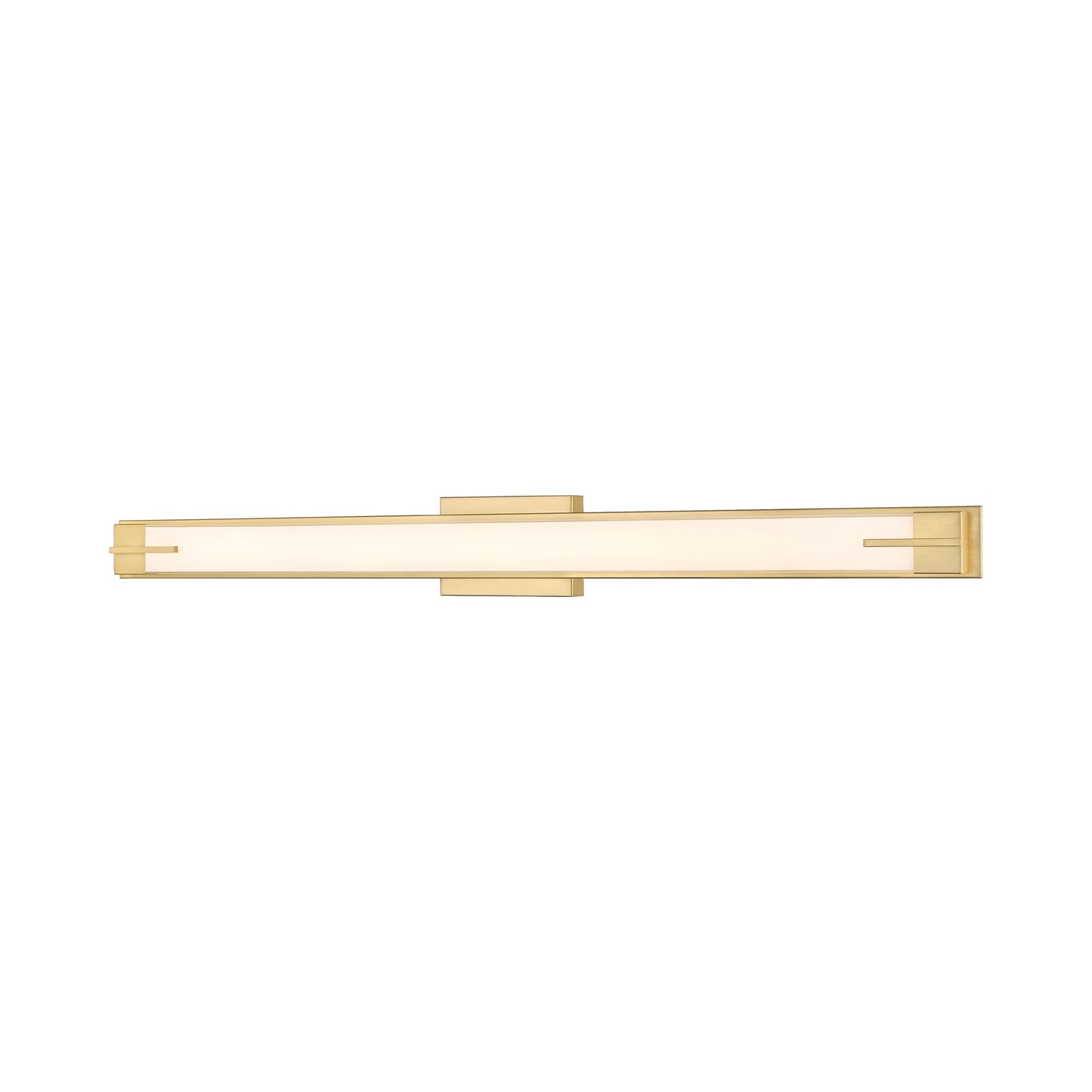 Chase LED Bath Vanity Light in Modern Gold (43-Inch).
