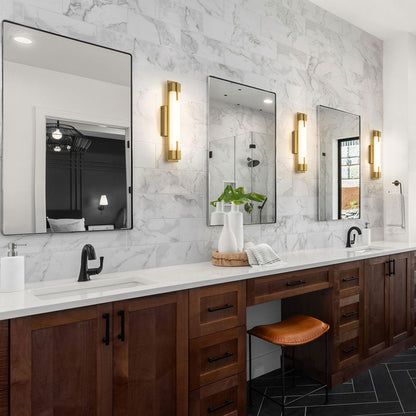 Chase LED Bath Vanity Light in bathroom.