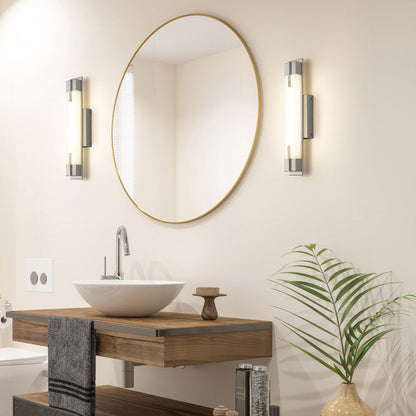 Chase LED Bath Vanity Light in bathroom.