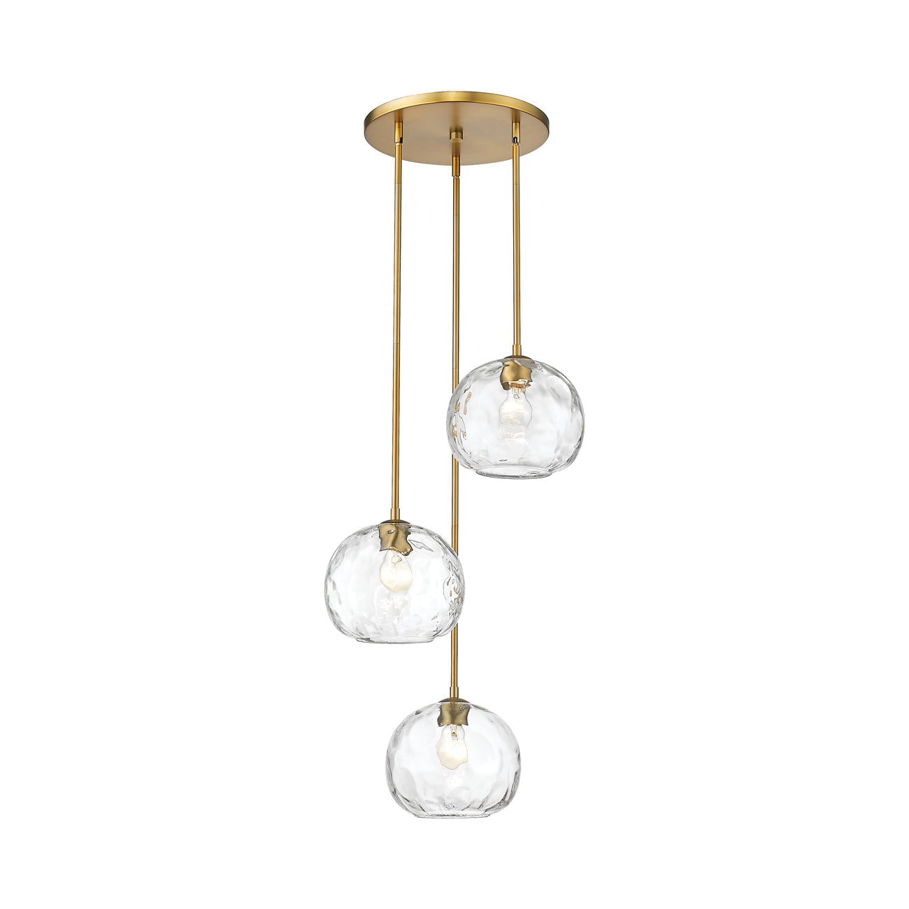 Chloe Chandelier in Olde Brass.