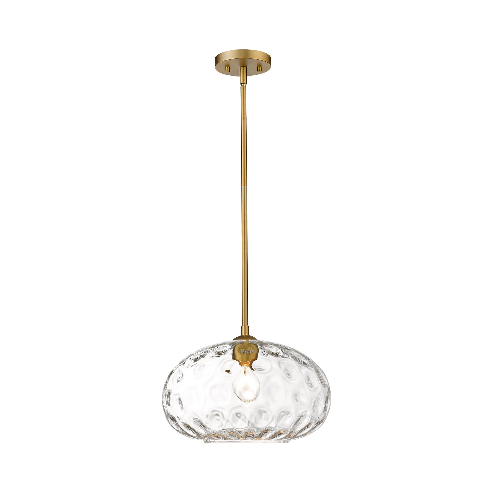 Chloe Pendant Light in Olde Brass (Oval).