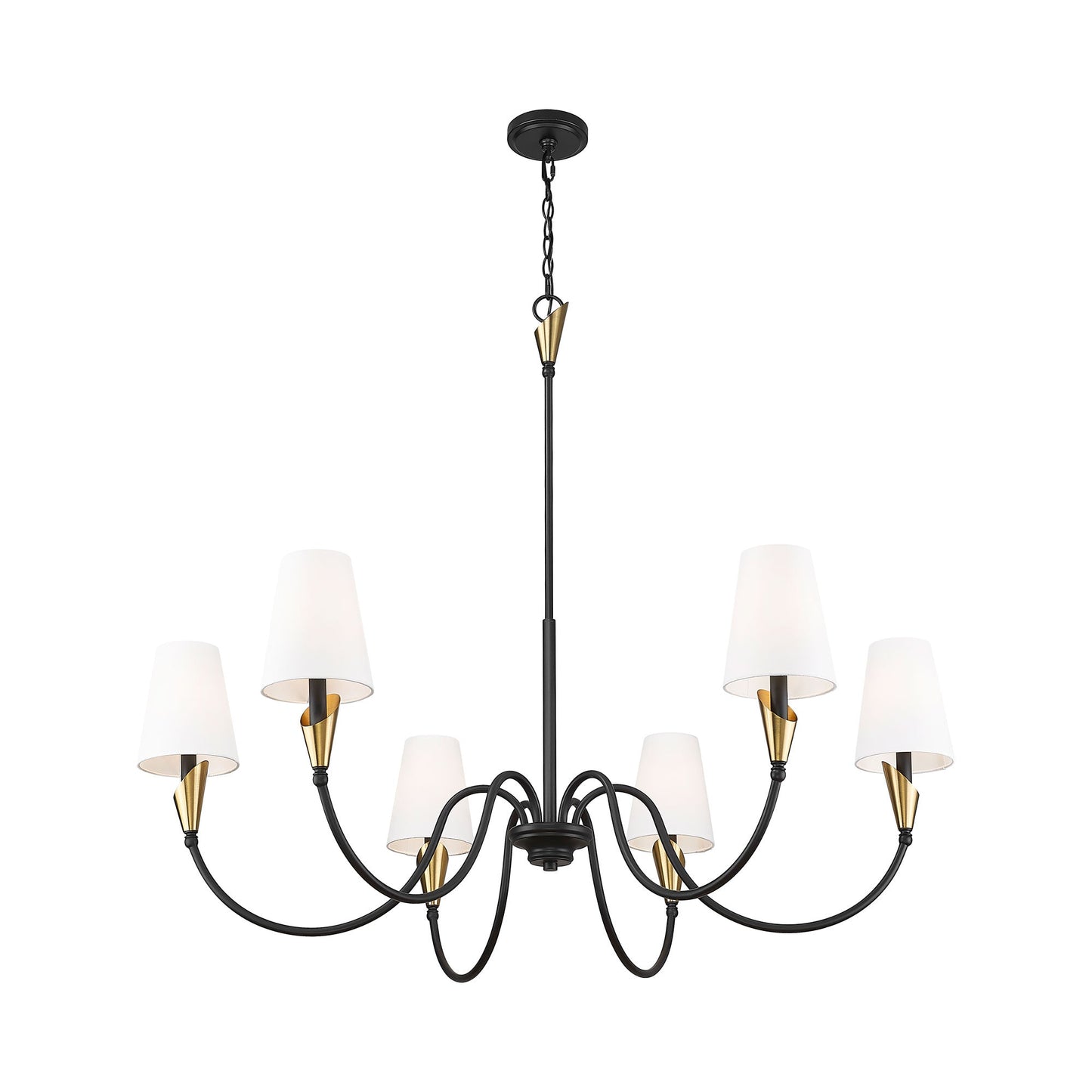 Claudelle Chandelier in Detail.