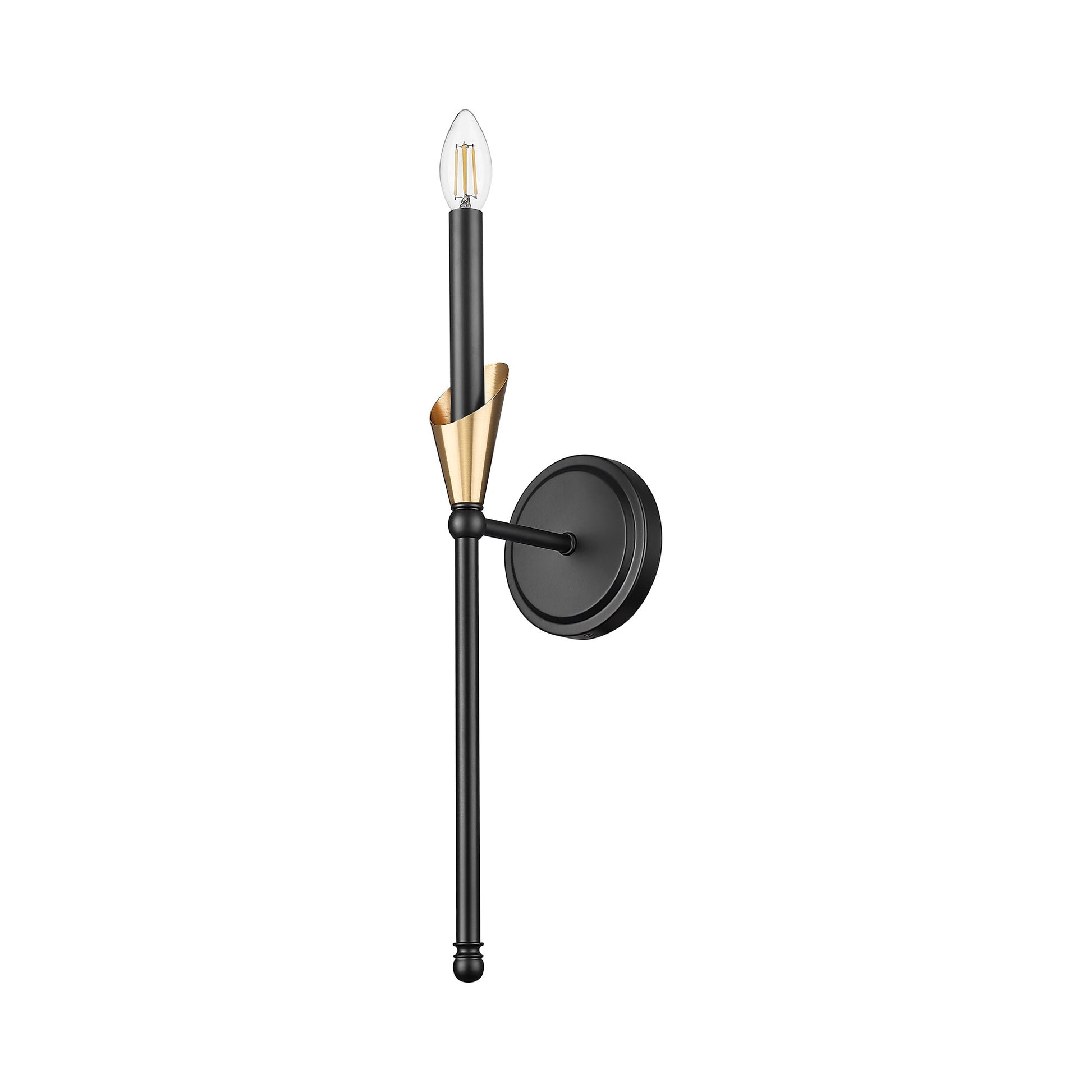 Claudelle Vertical Wall Light in Detail.