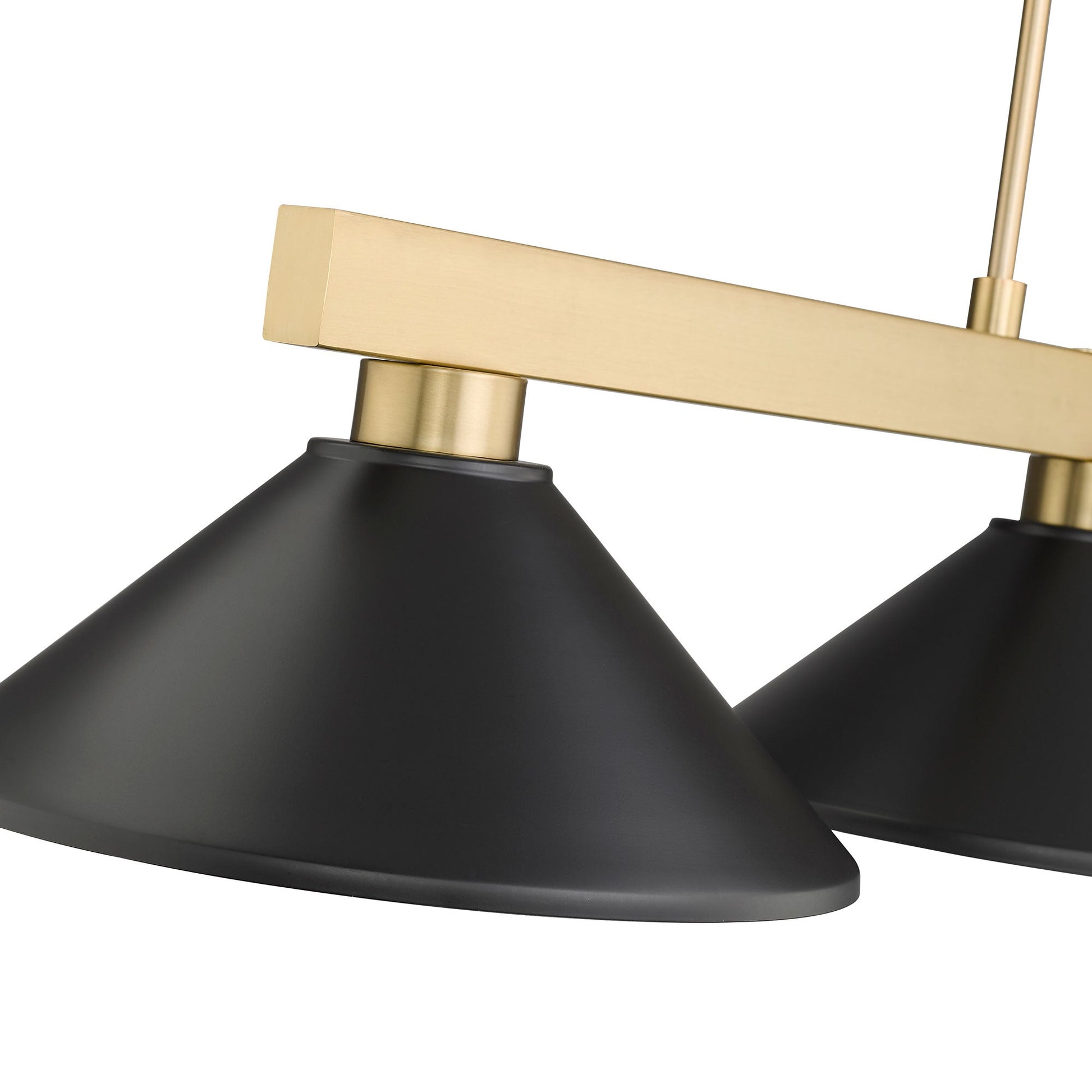 Cobalt Cone Billiard Pendant Light in Detail.