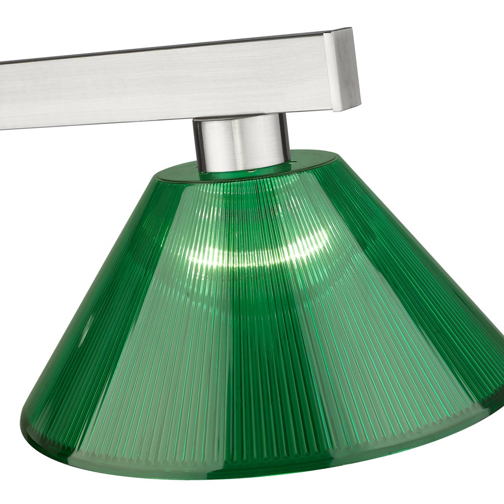Cobalt Cone Billiard Pendant Light in Detail.