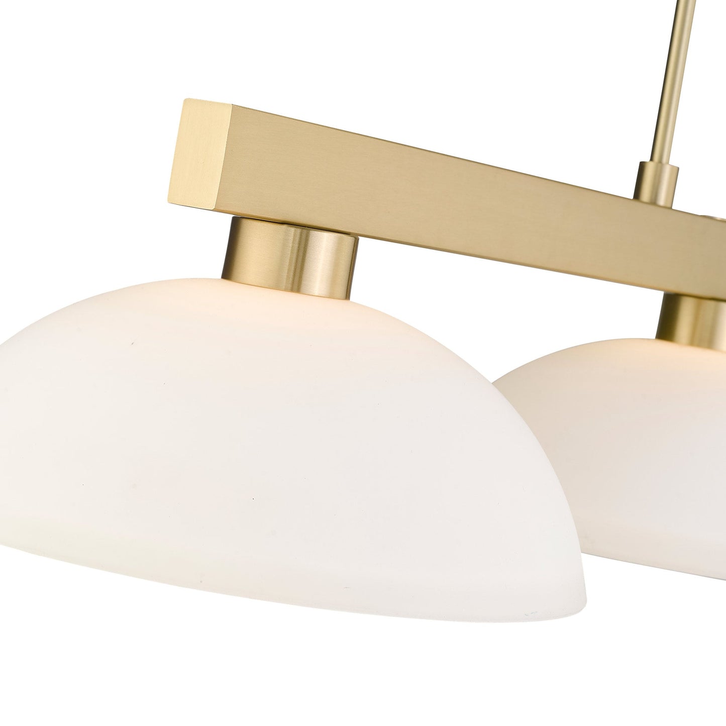 Cobalt Dome Billiard Pendant Light in Detail.