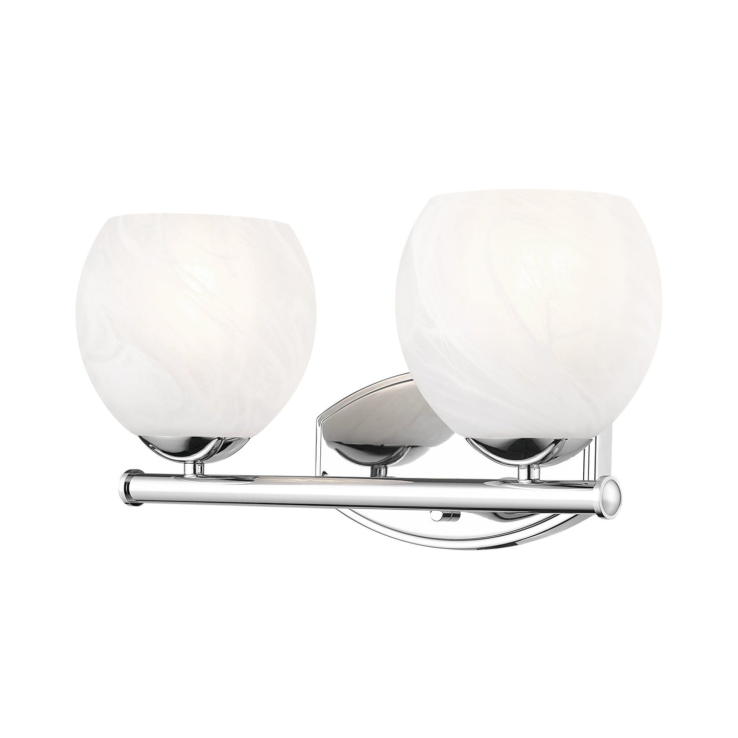 Colette Bath Vanity Light in Chrome (2-Light).