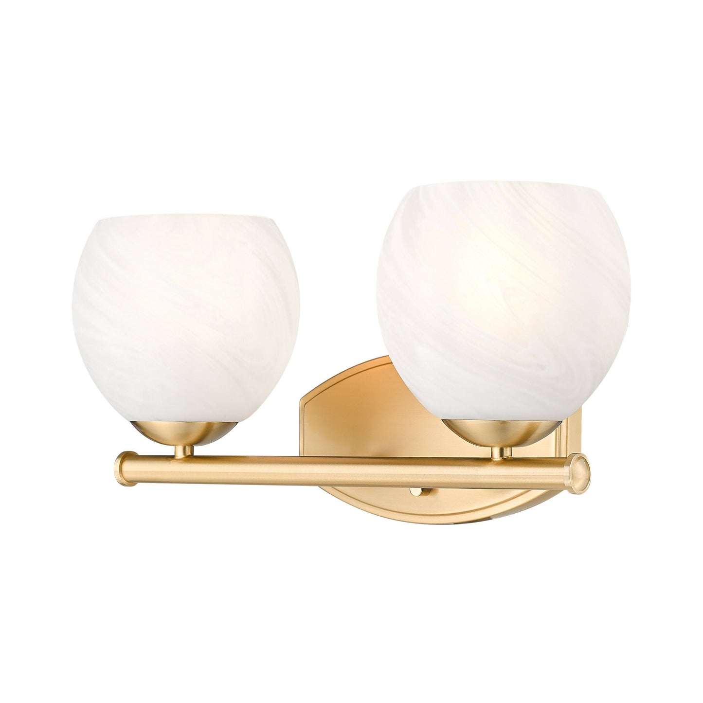 Colette Bath Vanity Light in Modern Gold (2-Light).