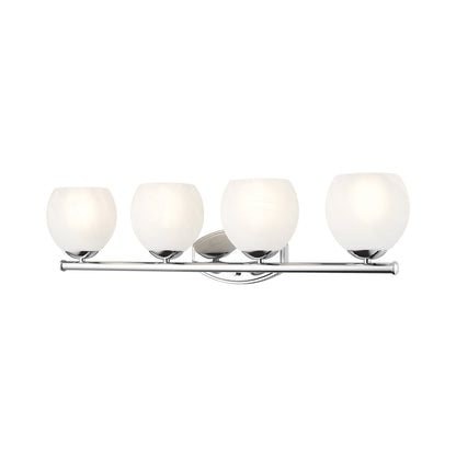 Colette Bath Vanity Light in Chrome (4-Light).
