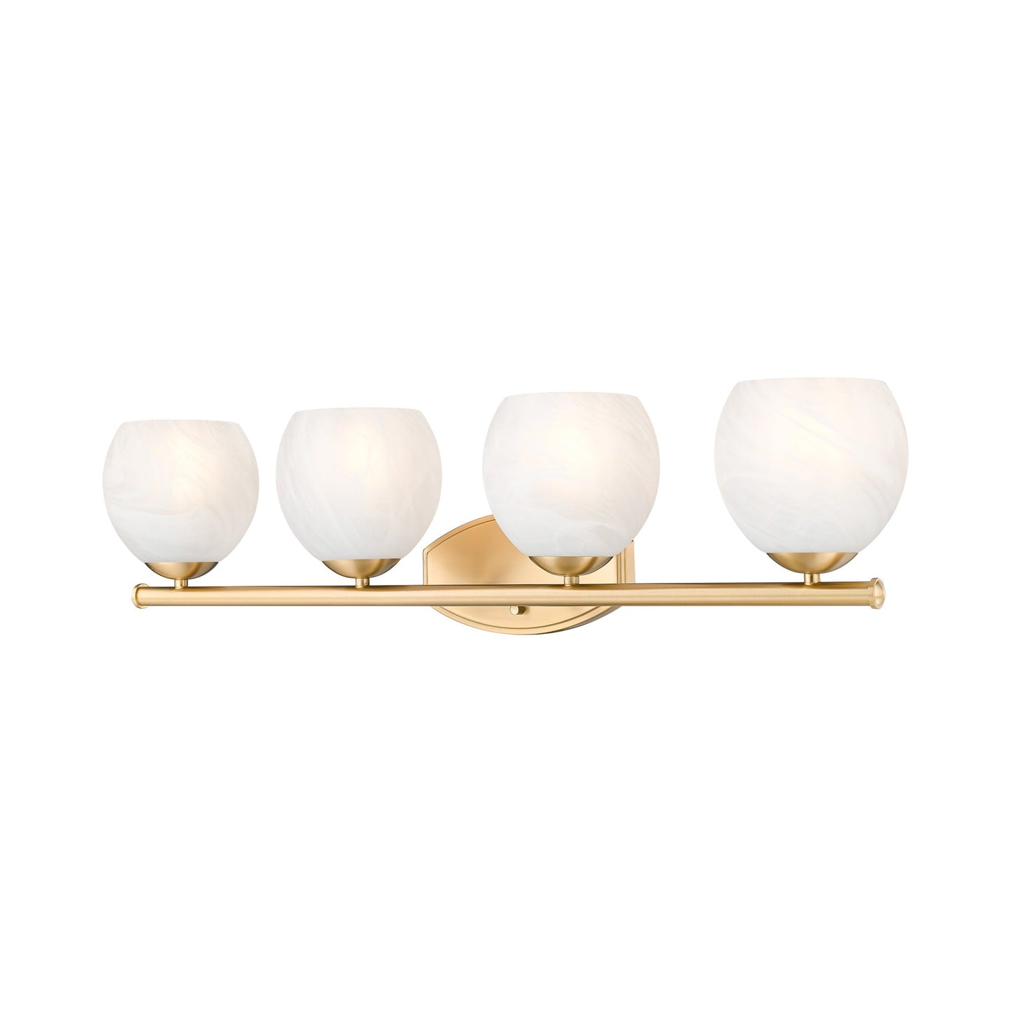 Colette Bath Vanity Light in Modern Gold (4-Light).