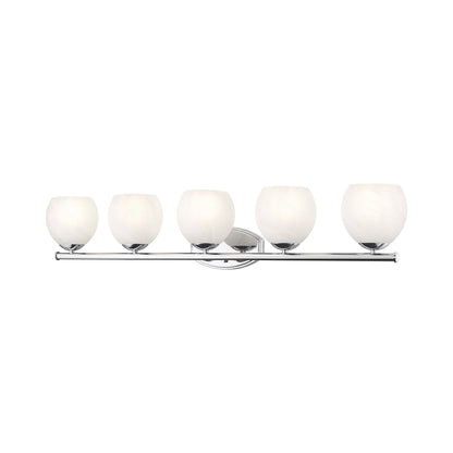 Colette Bath Vanity Light in Chrome (5-Light).