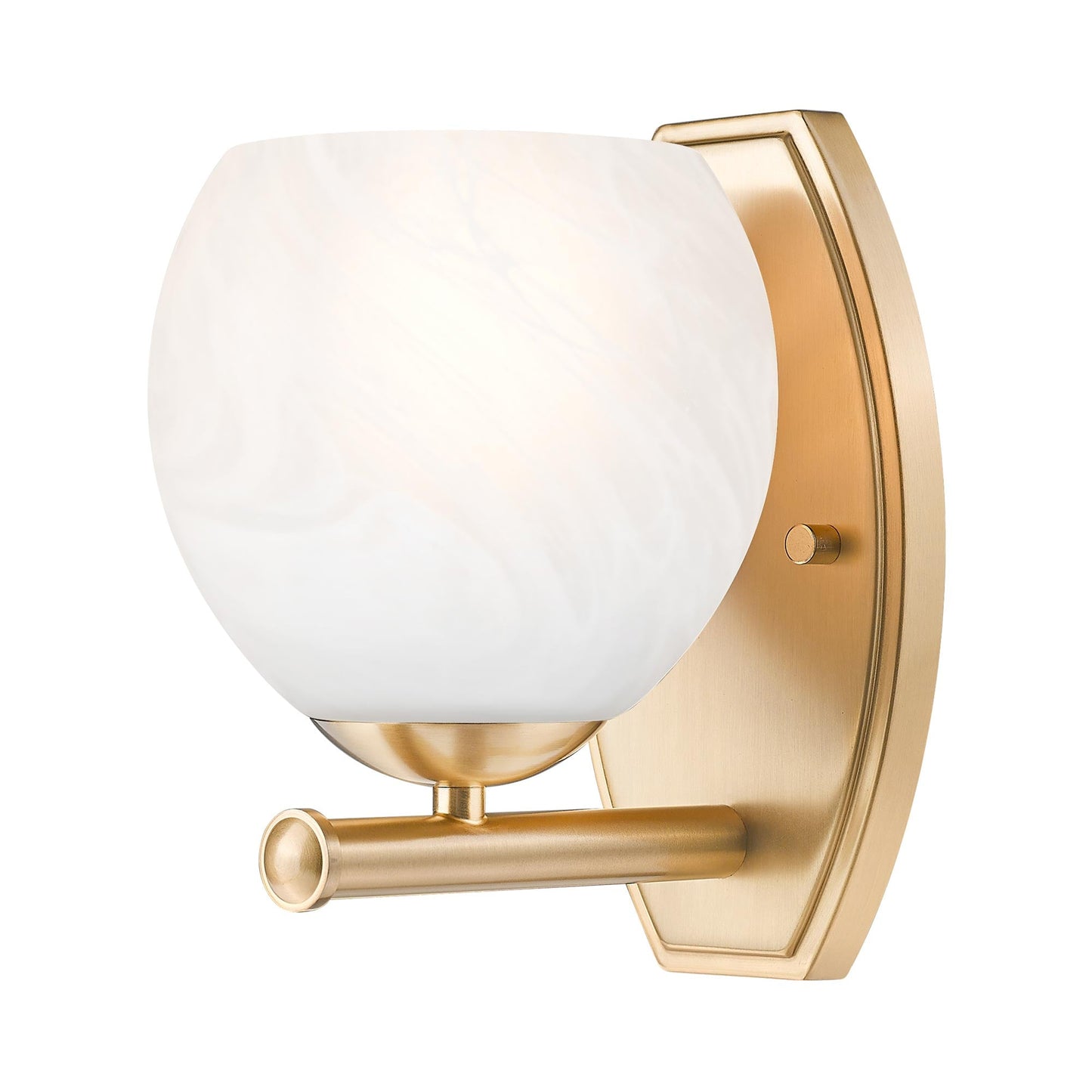 Colette Wall Light in Modern Gold.