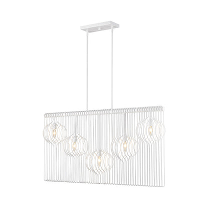 Contour Linear Chandelier in Detail.