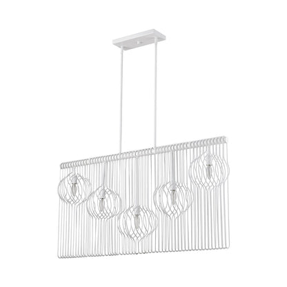Contour Linear Chandelier in Detail.