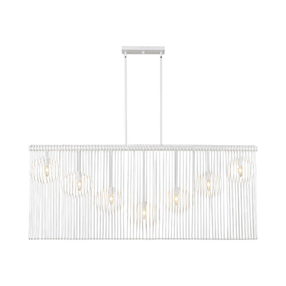 Contour Linear Chandelier in Detail.
