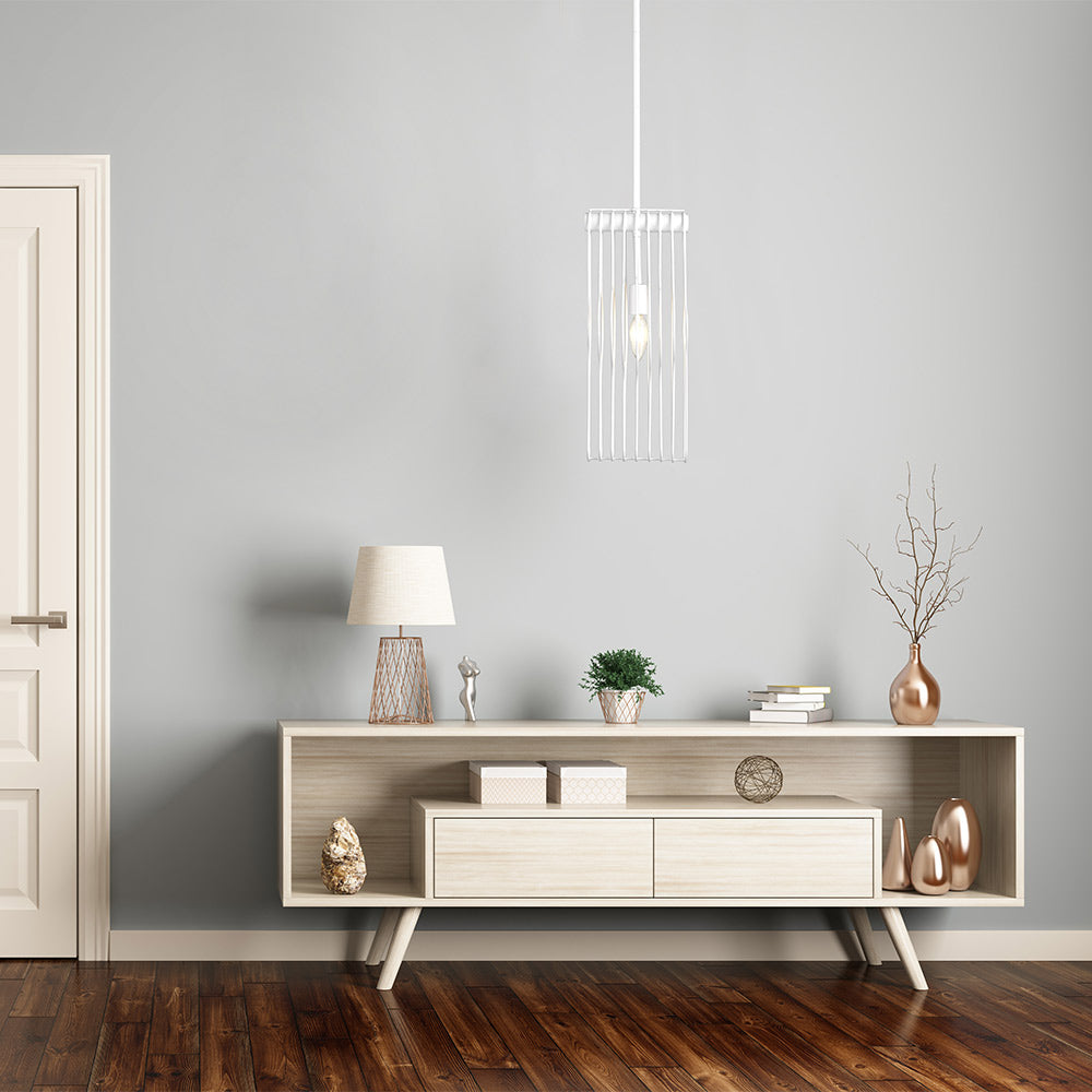 Contour Pendant Light in living room.