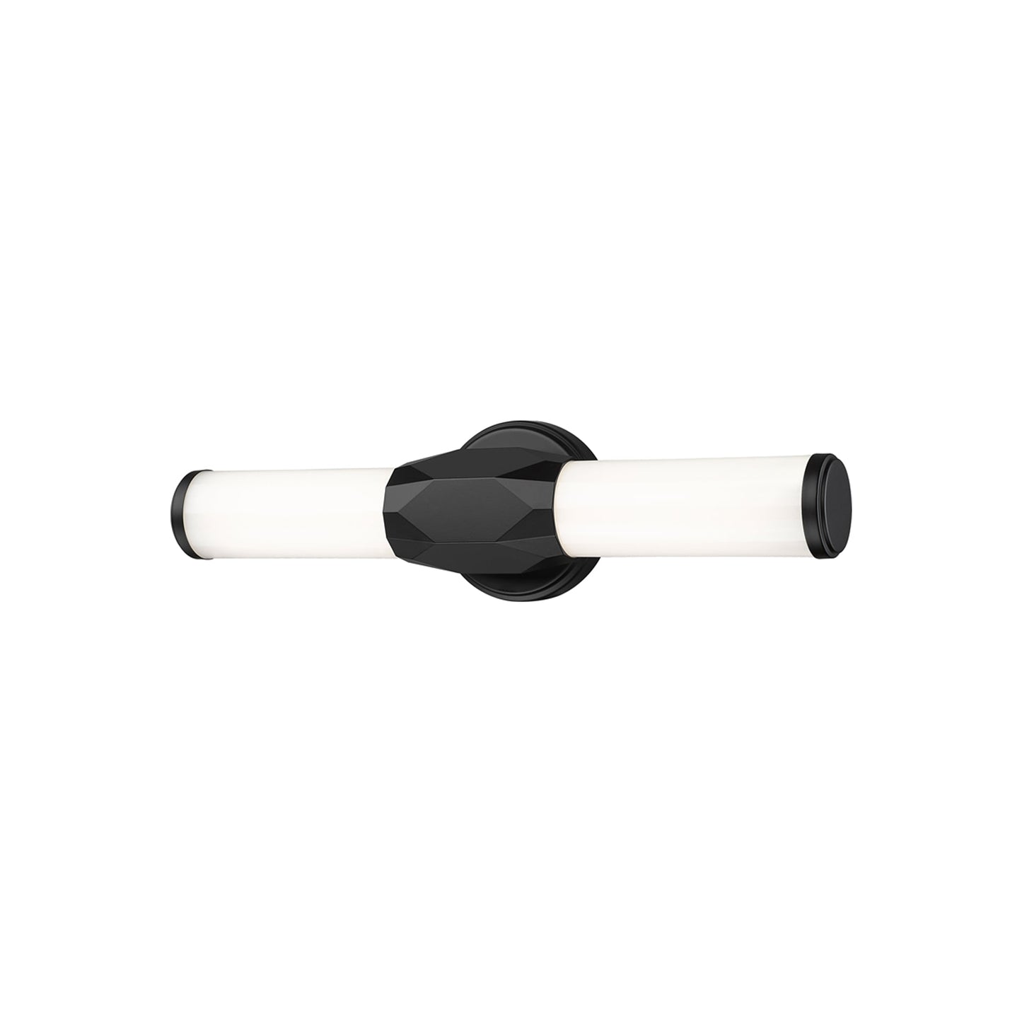 Cooper LED Bath Vanity Light in Matte Black (18-Inch).
