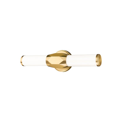Cooper LED Bath Vanity Light in Modern Gold (18-Inch).