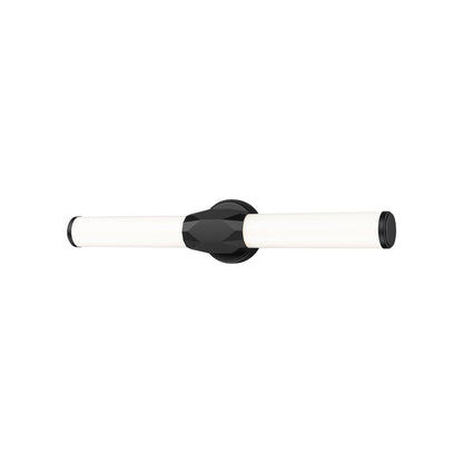 Cooper LED Bath Vanity Light in Matte Black (25-Inch).